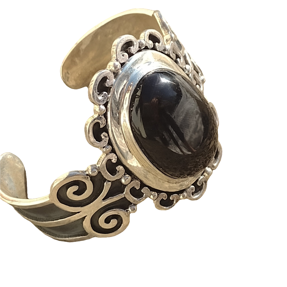 Quality heavy Mexican sterling silver cuff bracelet fine jewelry unisex