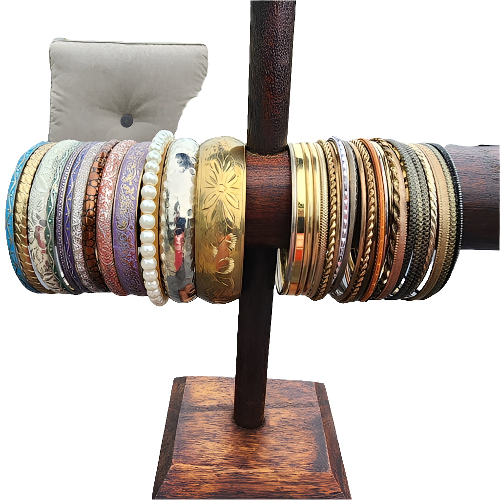 Lot of 40 bangle bracelets jewelry resale wear silver and gold tone