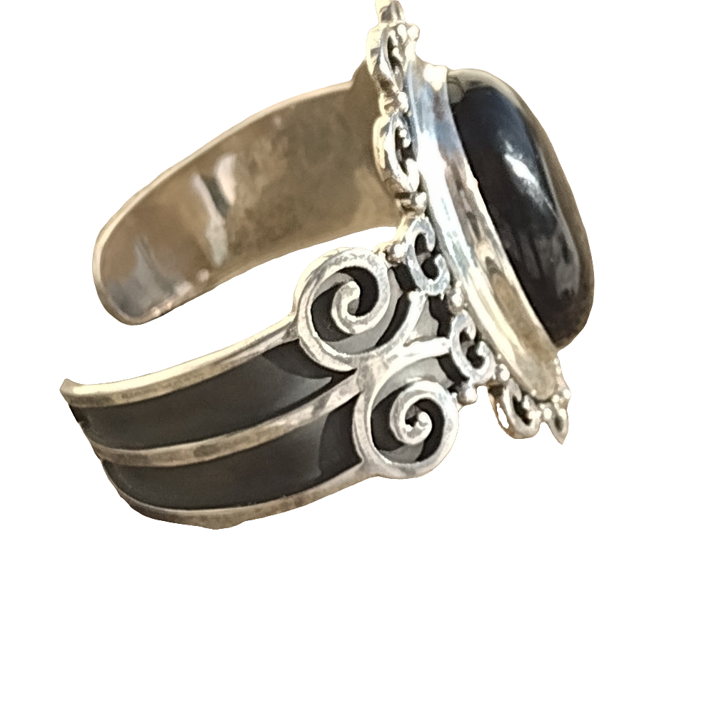 Quality heavy Mexican sterling silver cuff bracelet fine jewelry unisex