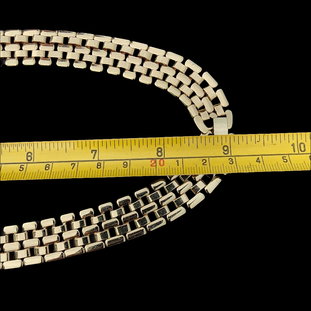 Gold link Rhinestone Cross symbol Necklace Statement fashion jewelry
