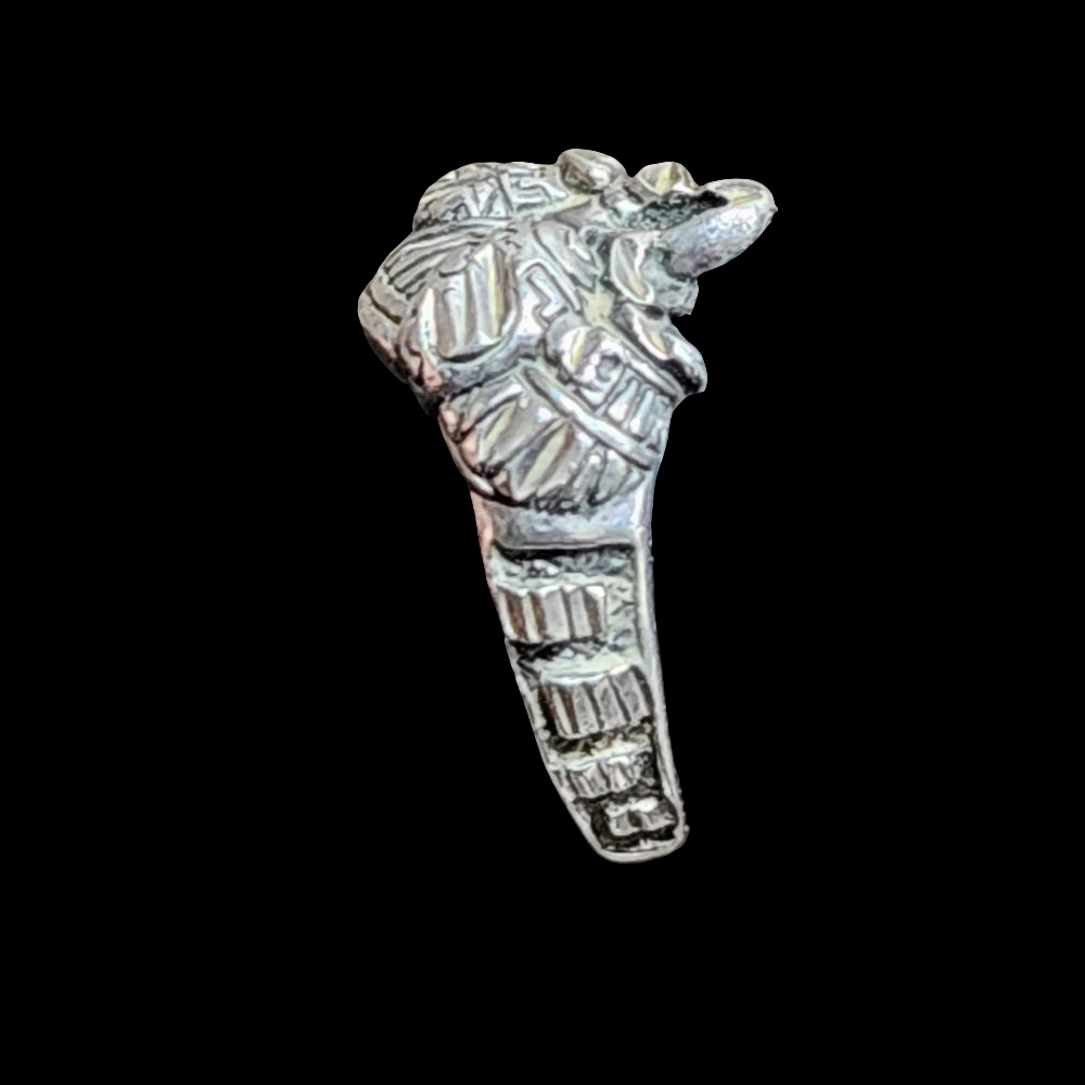 Native American baskets sterling silver ring size 7