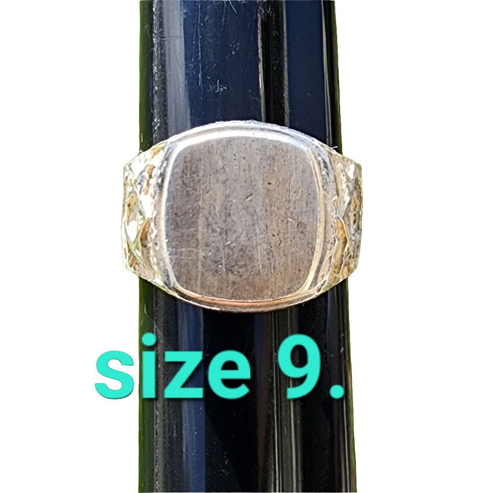 Vintage sterling silver ring size 9.5 with the Star of David unisex jewelry
