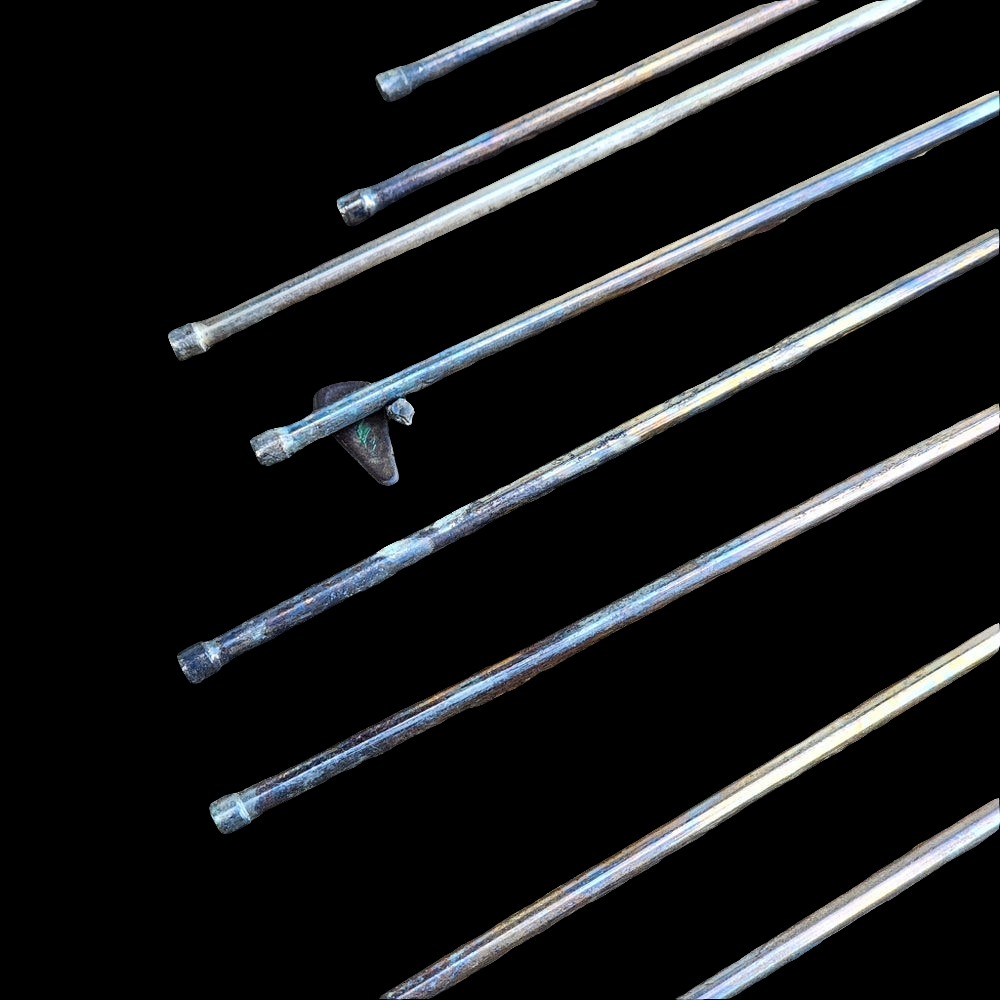 Lot of 11 vintage heart shaped drinking straws iced tea lemonade set