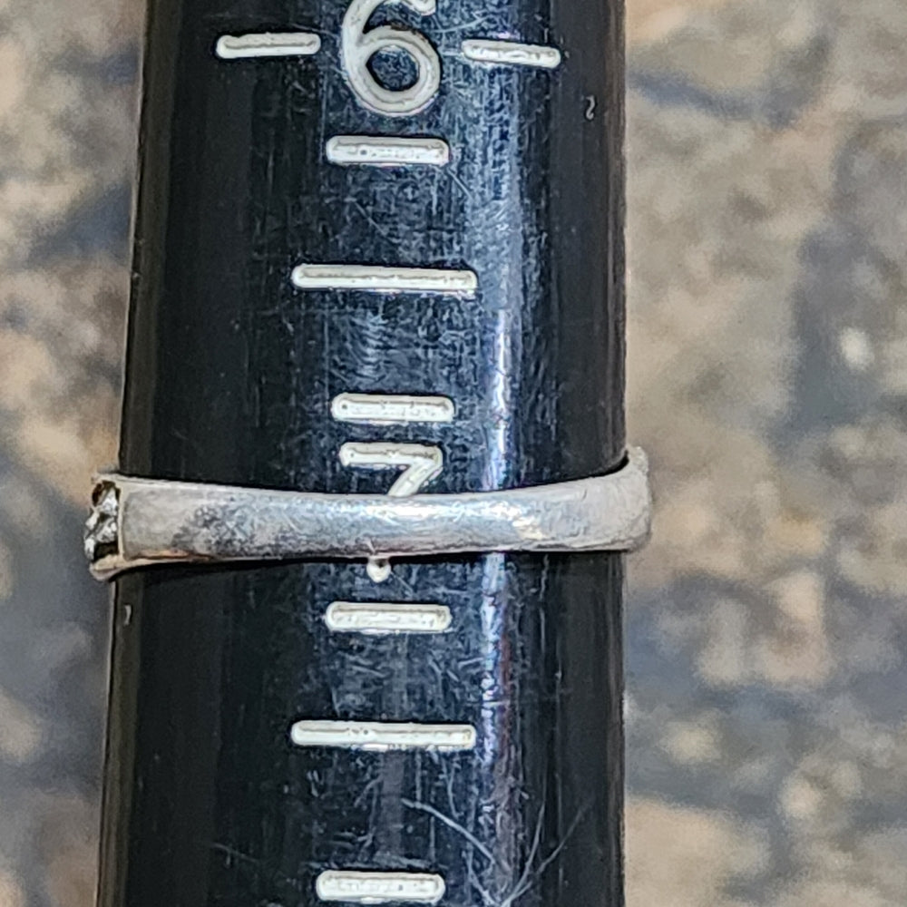 Native American baskets sterling silver ring size 7