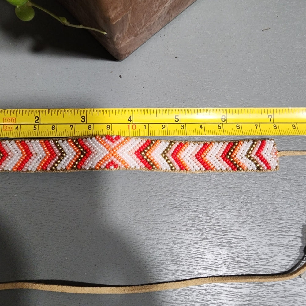 NWT Deepa Gurnani seed bead southwestern necklace or wrap bracelet