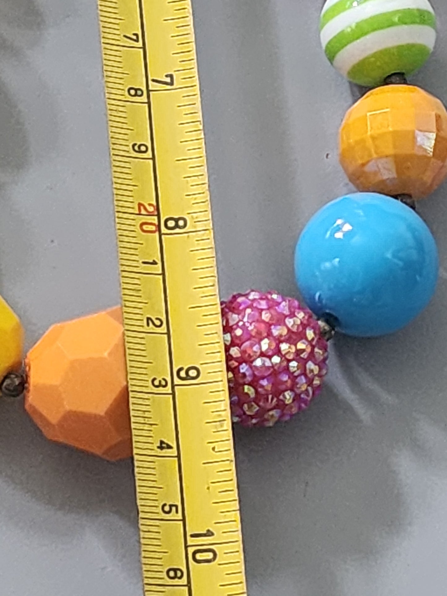 Unicorn bubble gum beads beads fun necklace