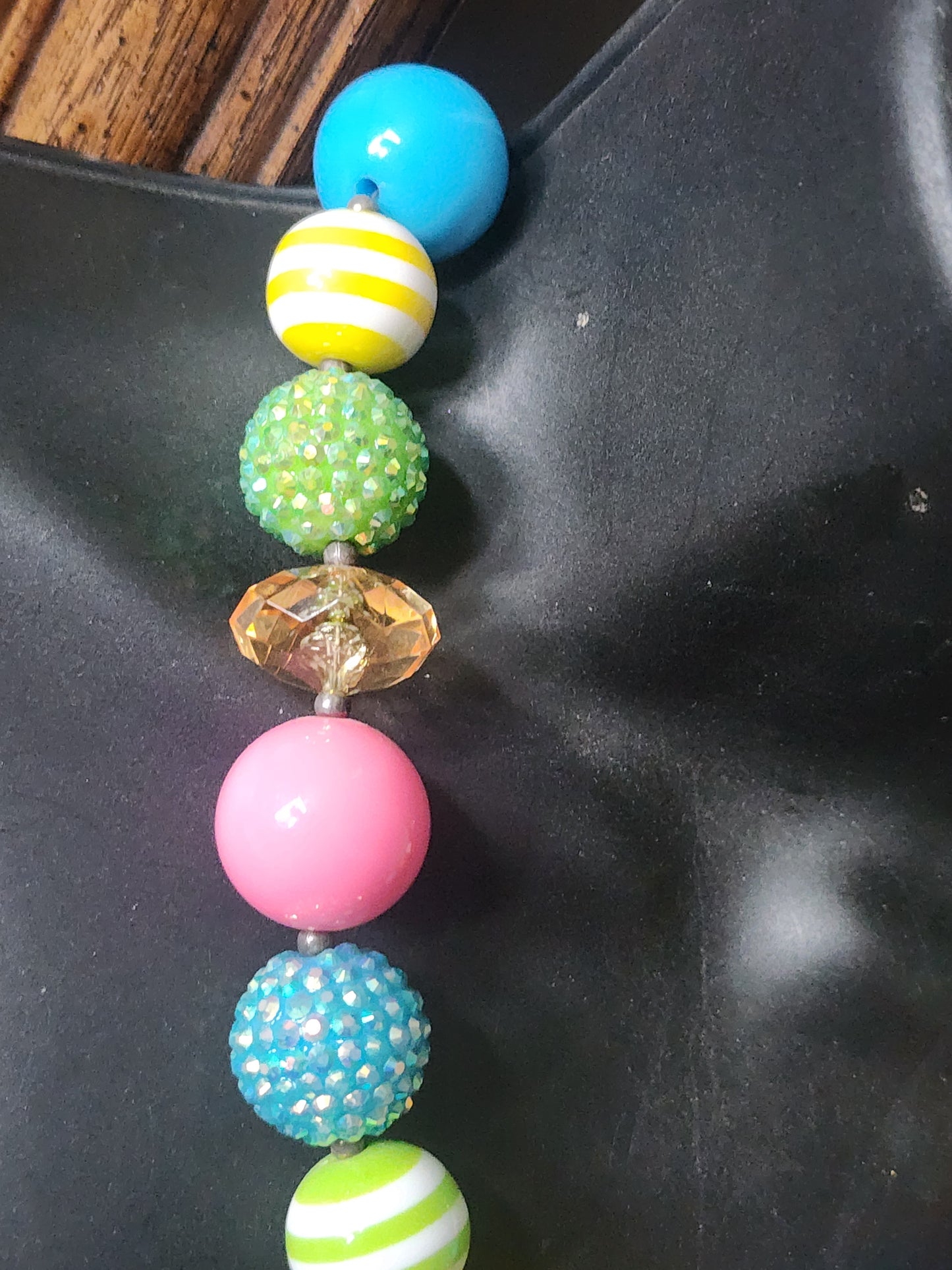 Unicorn bubble gum beads beads fun necklace