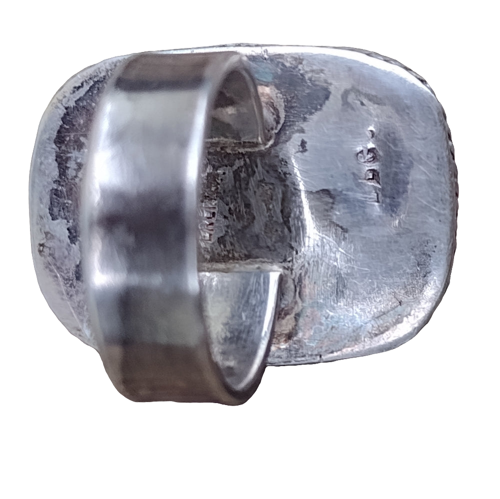 Southwestern sterling silver ring with purple stone size 5.75 fine jewelry