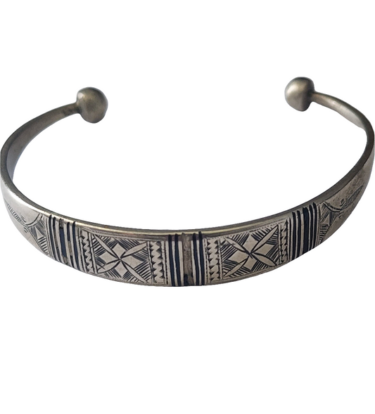 Tribal Tuareg Bracelet Cuff Geometric designs
