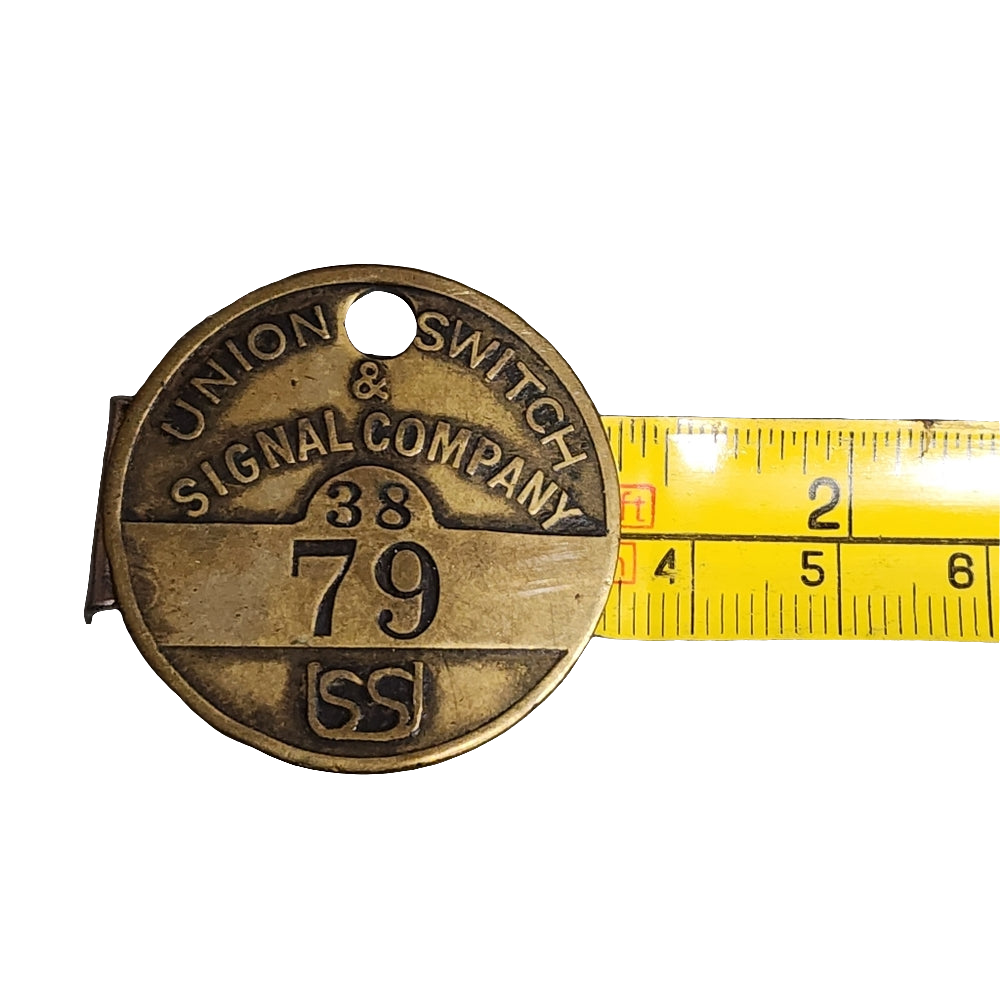 Union switch signal company Railroad equipment watch fob pittsburgh PA train
