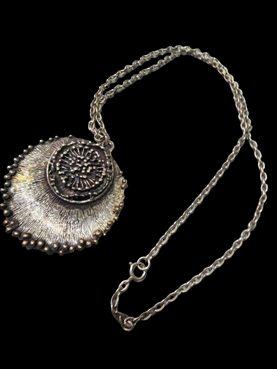 Mid century pendant necklace