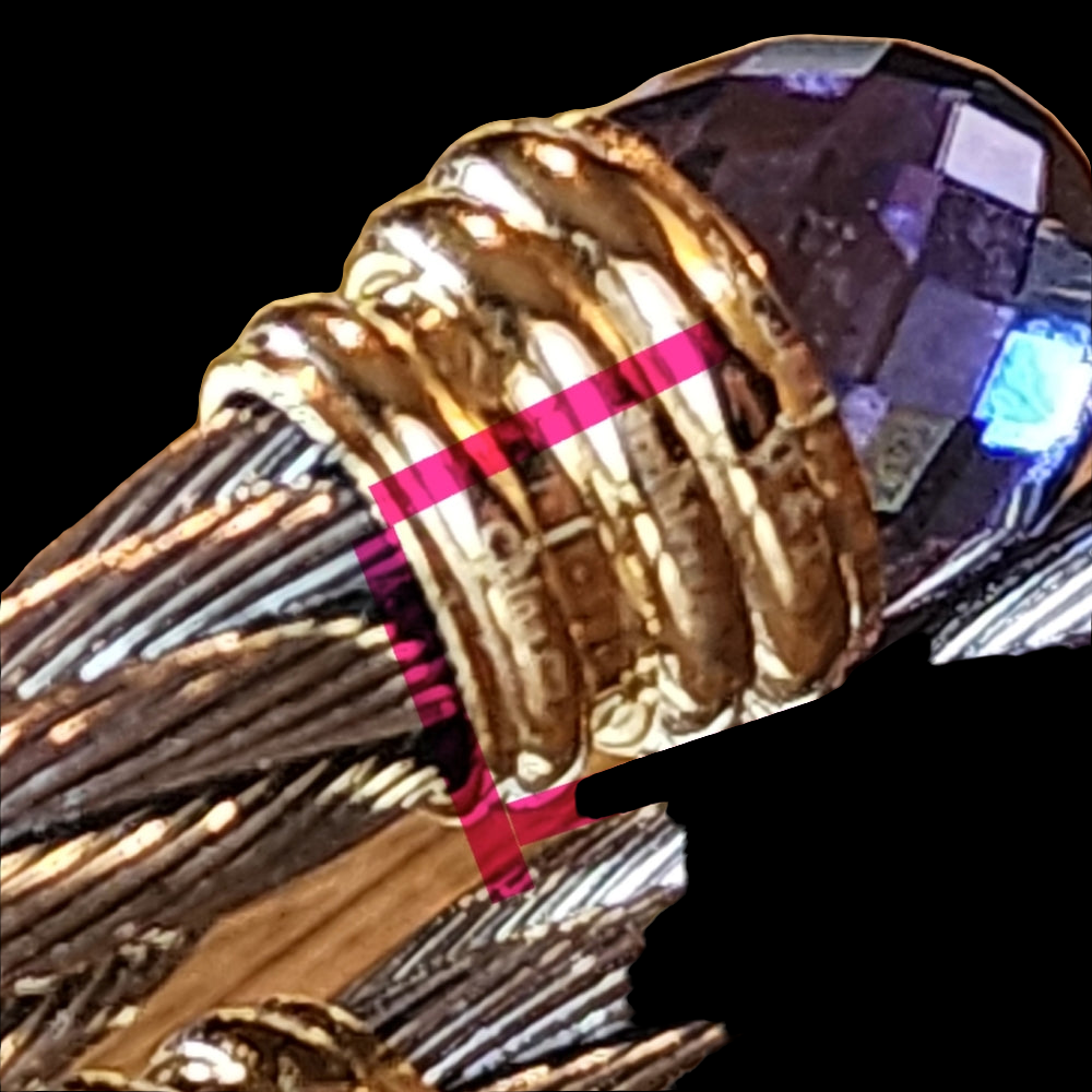 Designer T&T Stainless steel twist cable bracelet silver gold tone purple stone