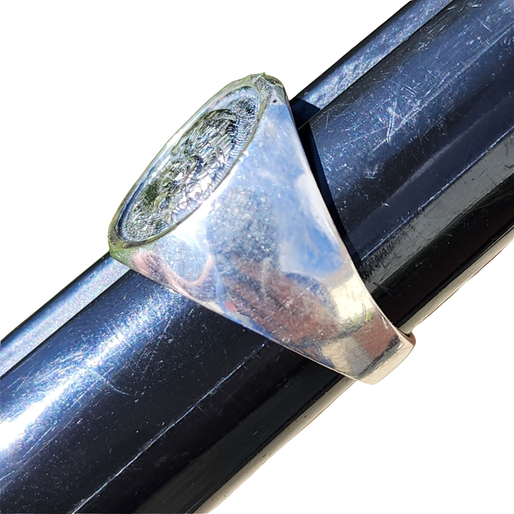 Sterling silver astrological horoscope Aries ring size 10.25 unisex