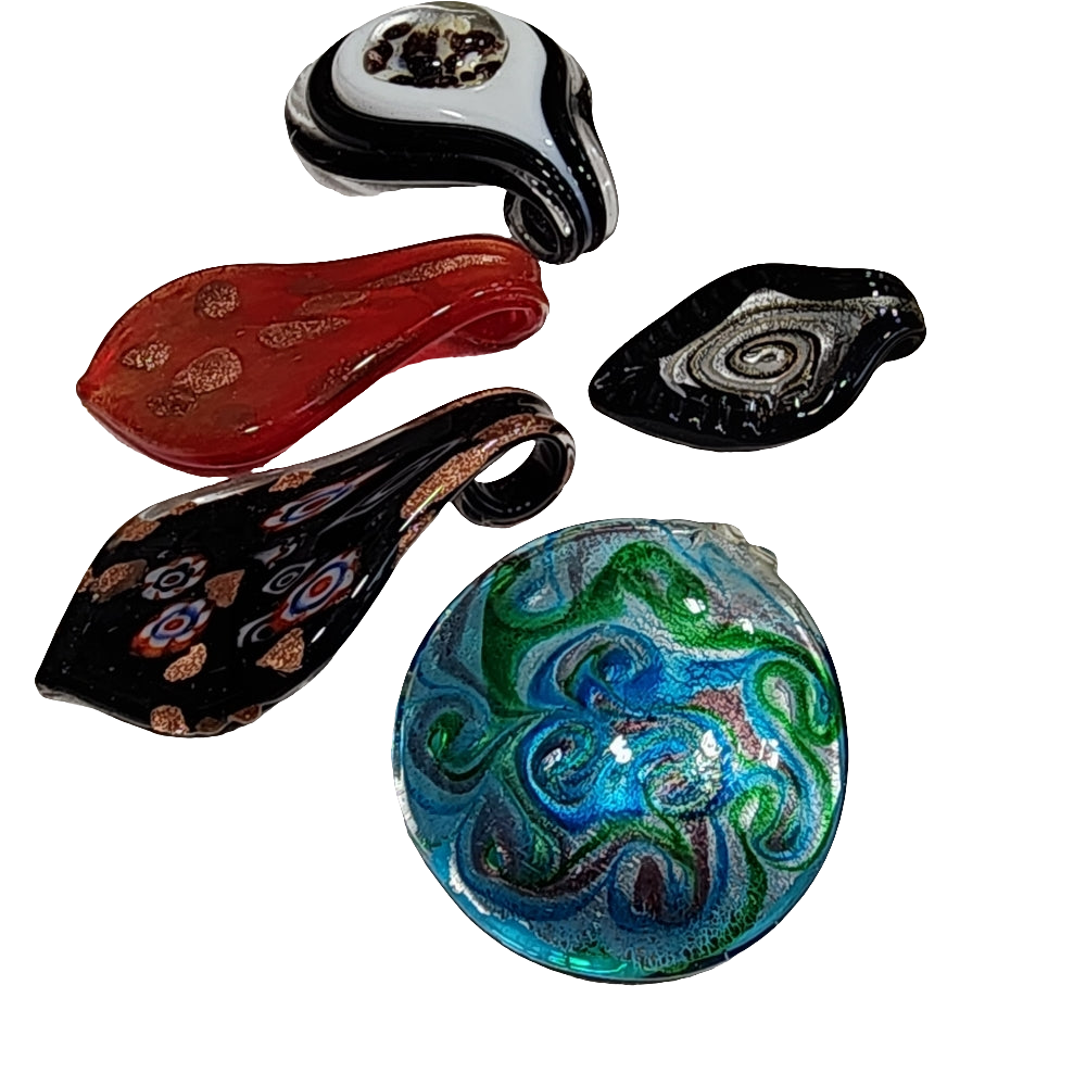 Fashion Jewelry lot of art glass murano drop dangle pendants for necklace