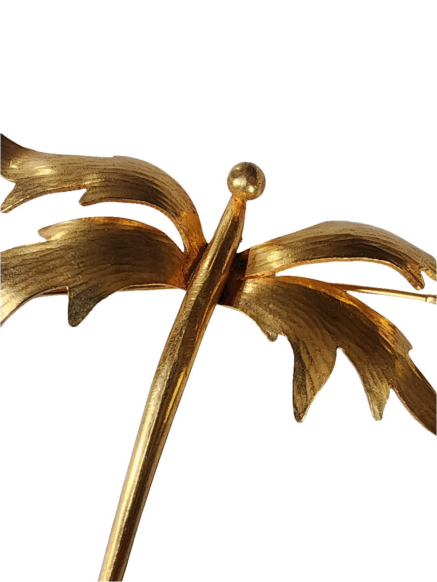 Rare Van Der Straeten Dragonfly pin brooch luxurious jewelry