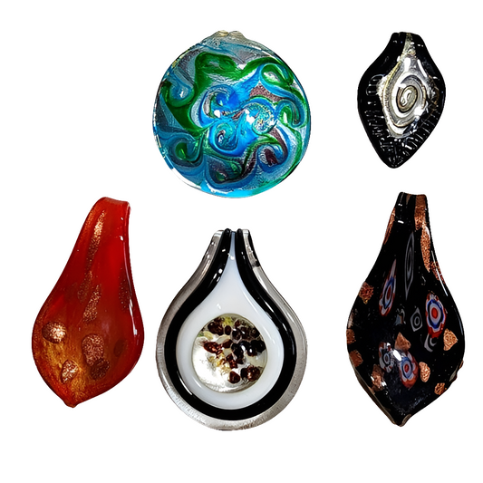 Fashion Jewelry lot of art glass murano drop dangle pendants for necklace