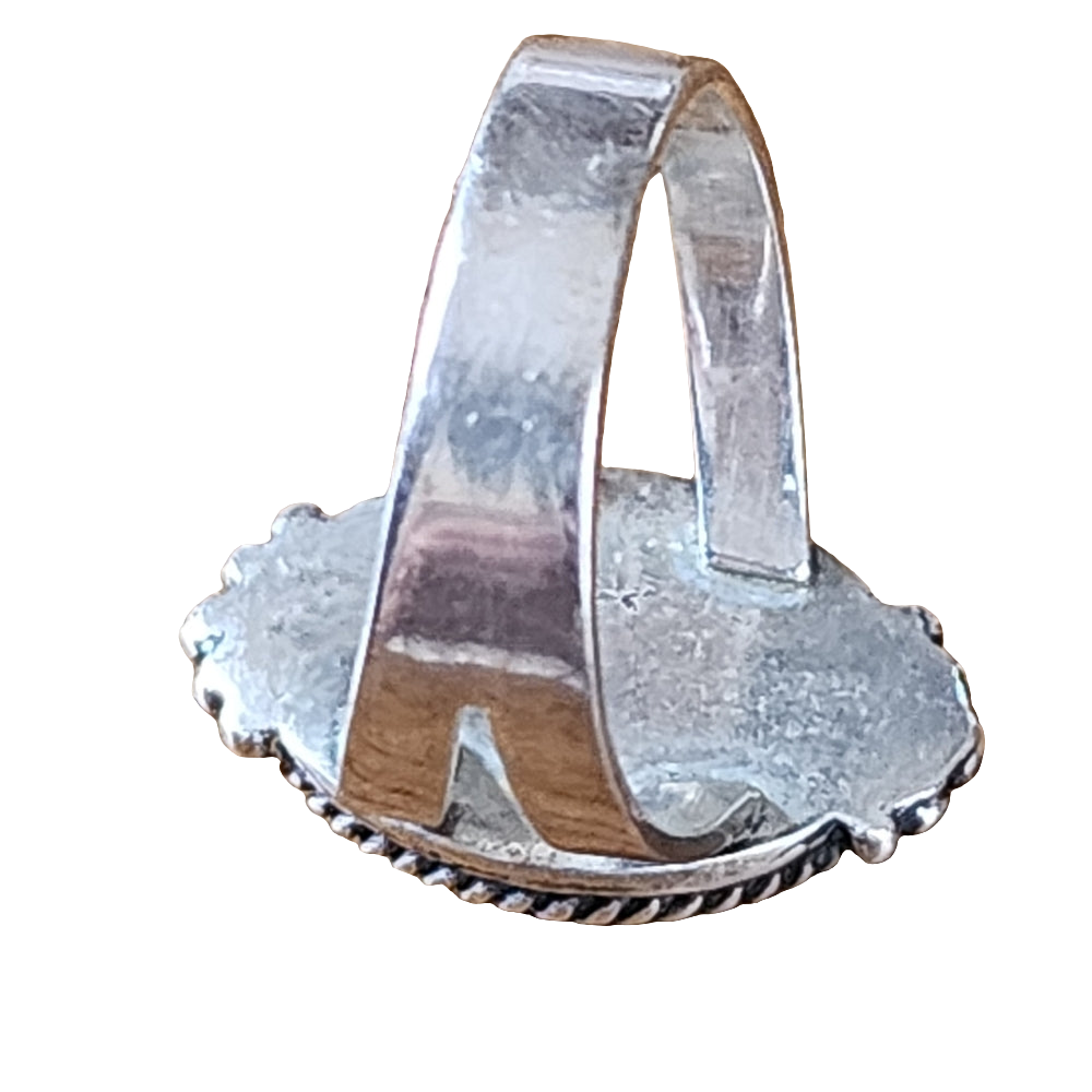 Carolyn Pollack Relios Sterling silver jewelry  ring size 10 inlay turqu…