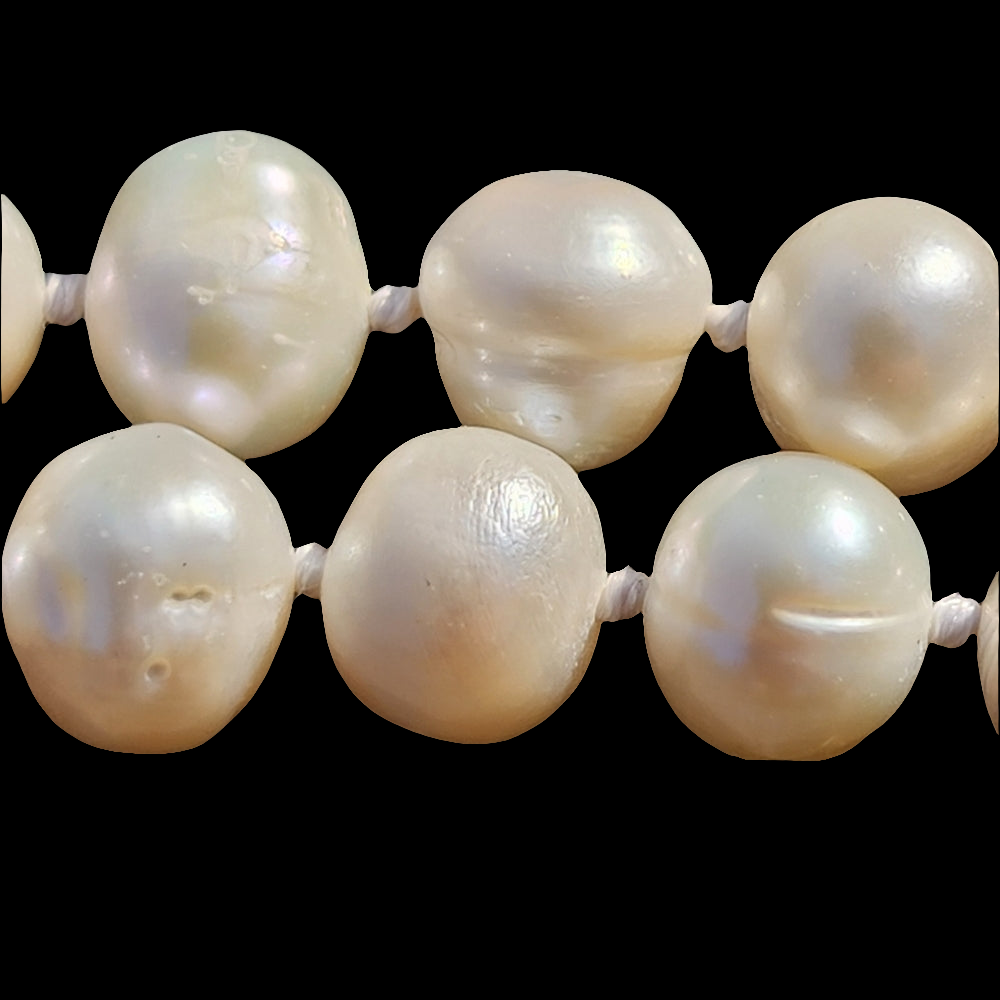 Knotted Authentic pearl pearls necklace fine jewelry hangs 4 foot long strand
