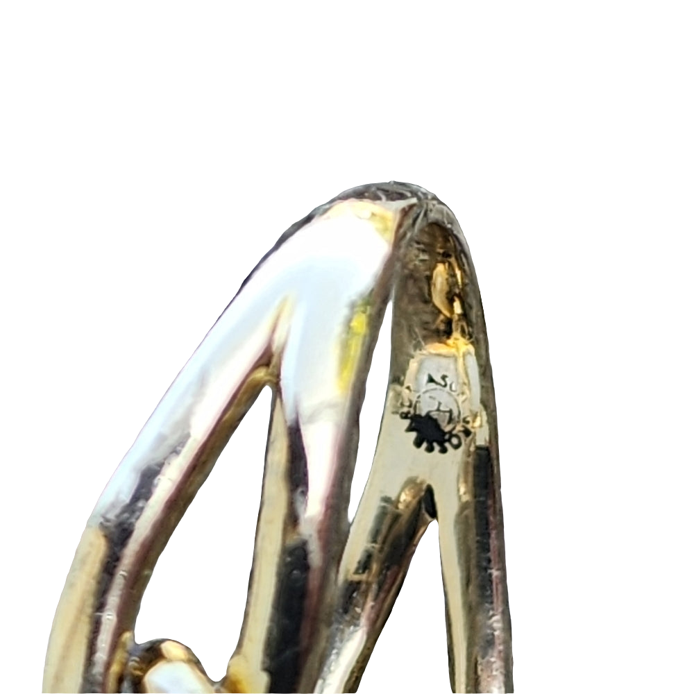 Asch Grossbardt 14k yellow gold Inlay  ring size  7 lapis coral onyx Malachite