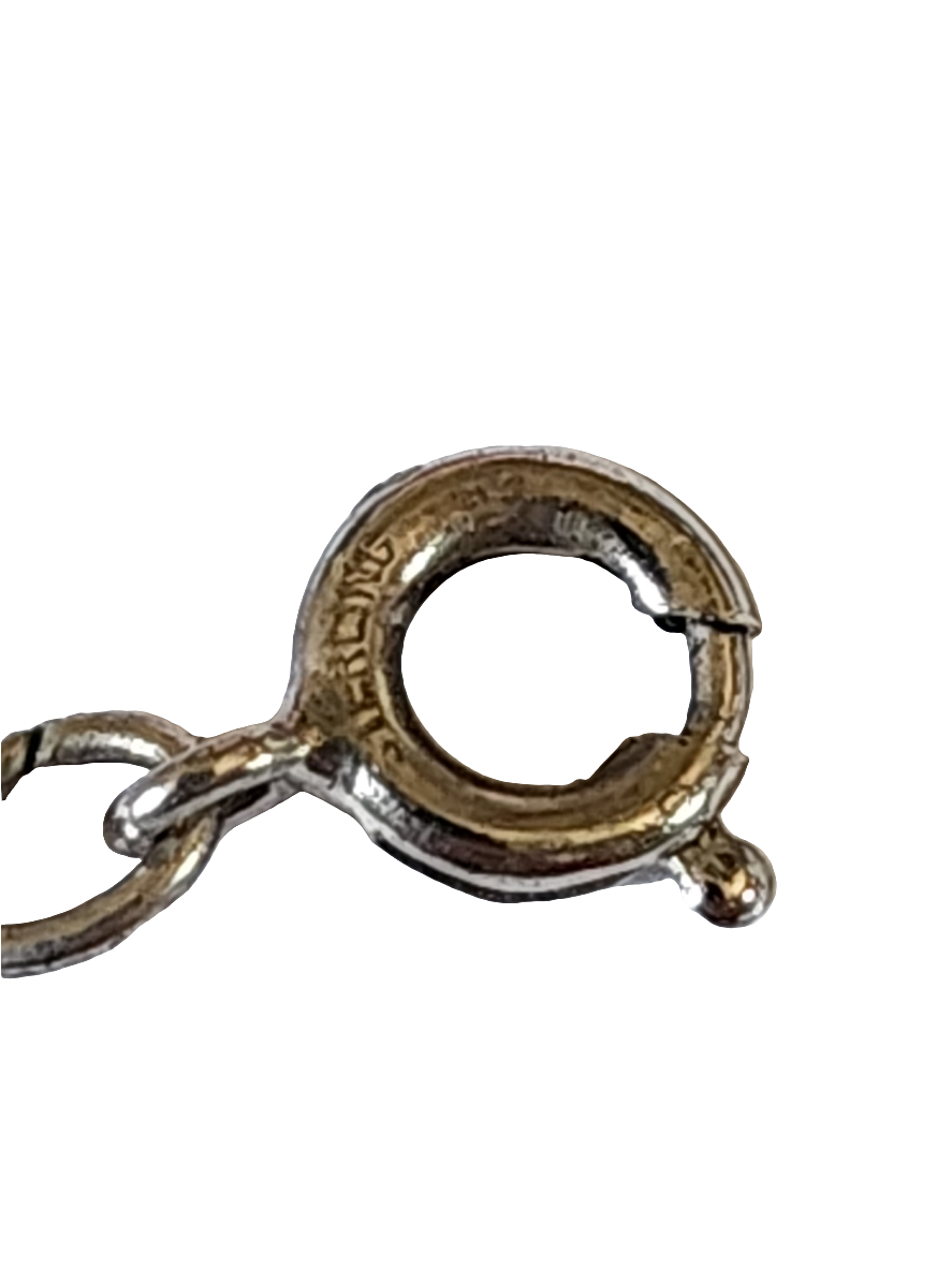 Sterling's silver filagree necklace