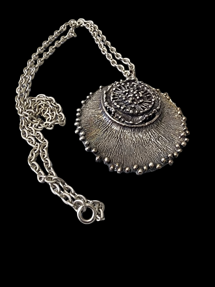 Mid century pendant necklace