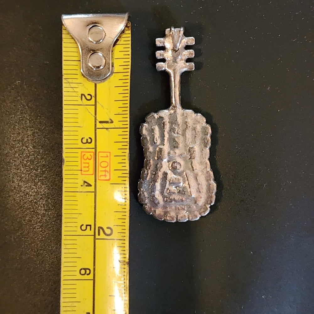 Rhinestone guitar pendant for necklace costume fashion jewelry unisex