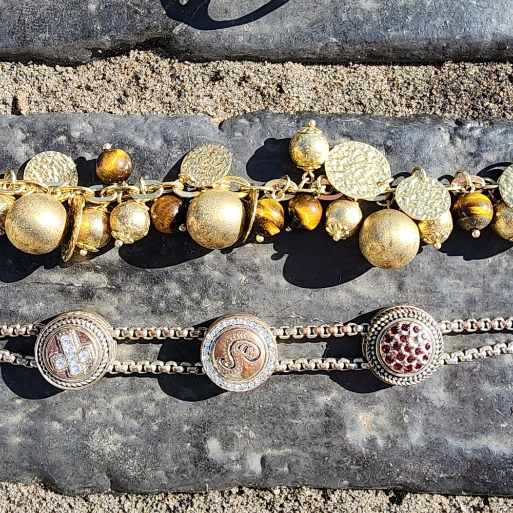 Lot of costume fashion jewelry bracelets Tree of Life Monet