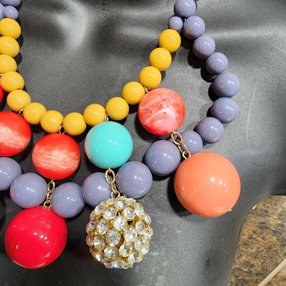 Celeste Michelle Designer boldiner old fashioned statement chunky necklace