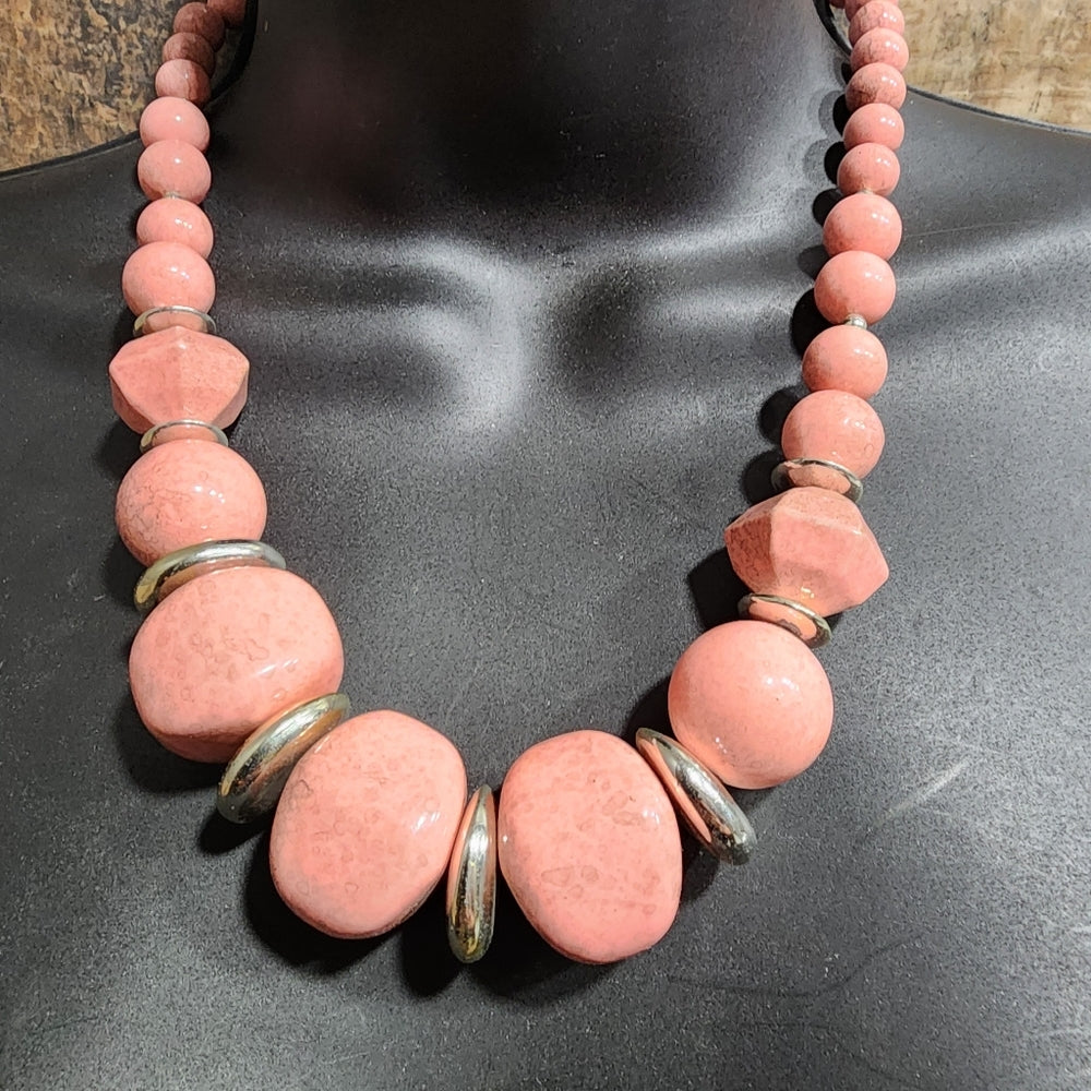 Lot of Fashion costume jewelry chunky necklaces vintage inspired