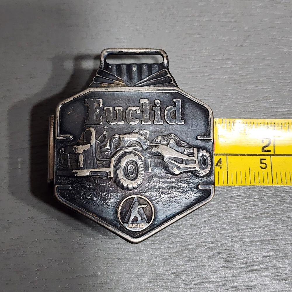 Euclid Earth moving heavy equipment dump trucks watch fob Ohio antique