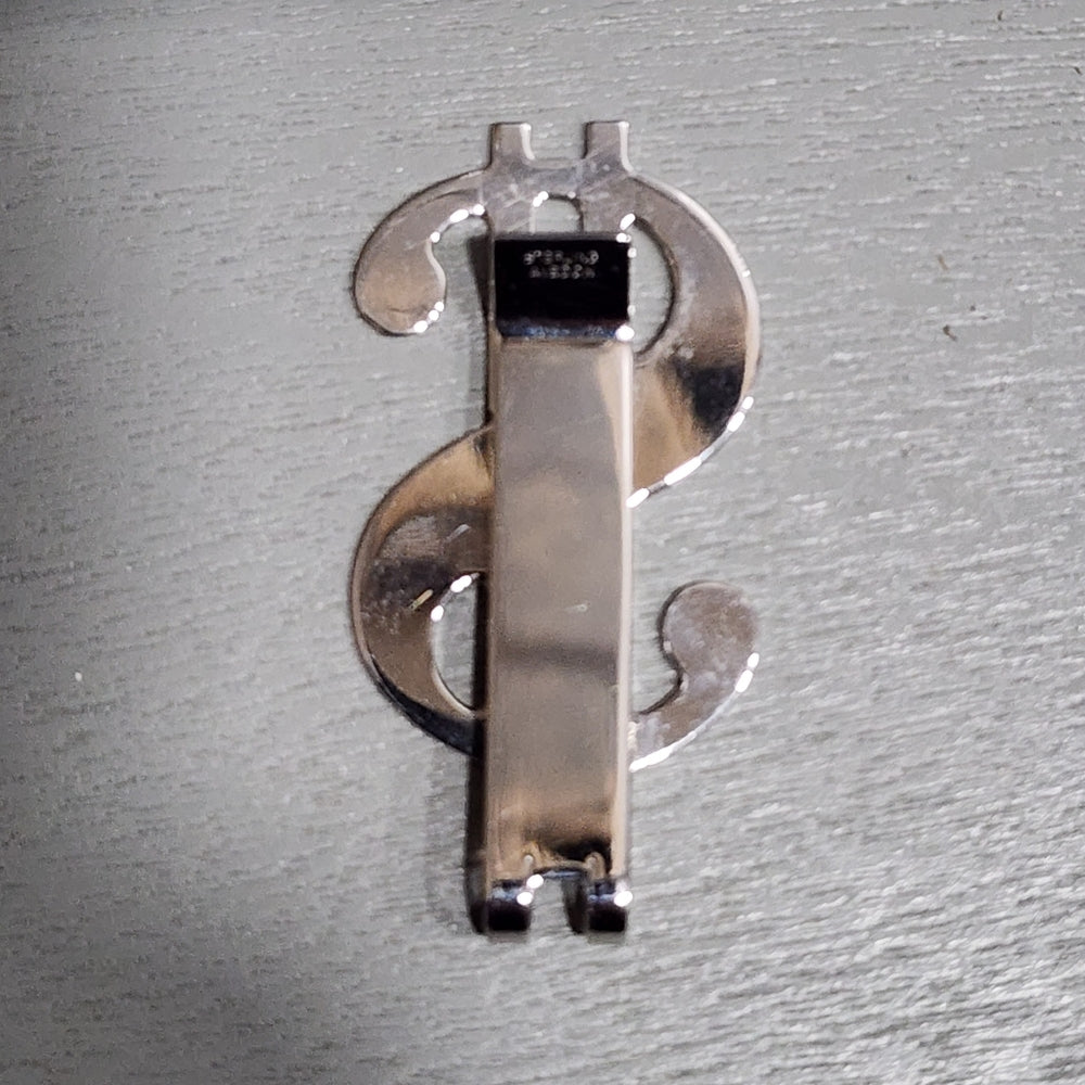 Avedon vintage Sterling silver money clip dollar sign
