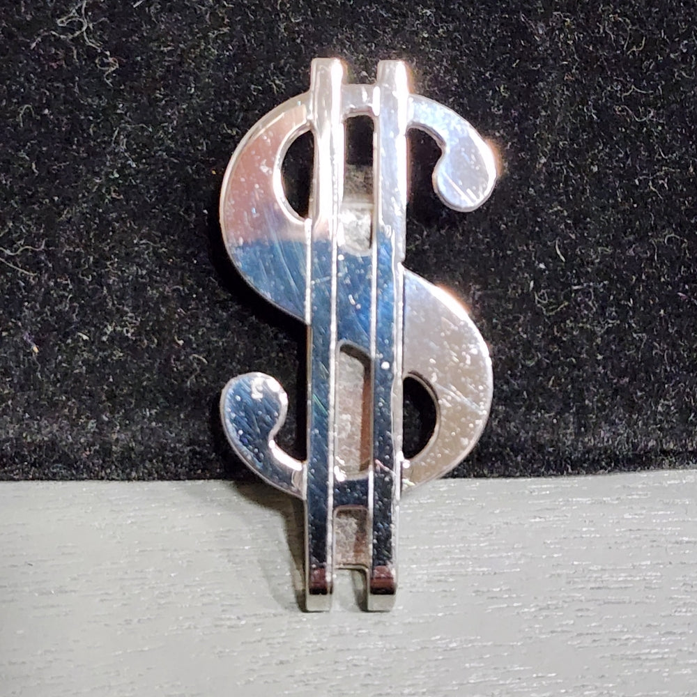 Avedon vintage Sterling silver money clip dollar sign