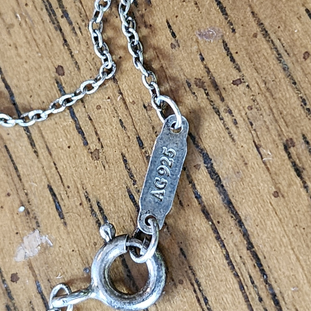 Sterling silver Tiffany & Company necklace with pendant 2013 Nike NWM Washington