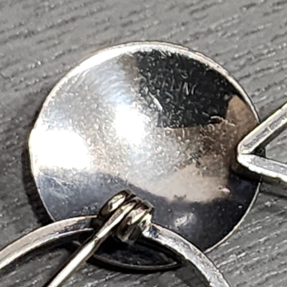 Vintage Beau Sterling silver modernist mid century bird brooch pin