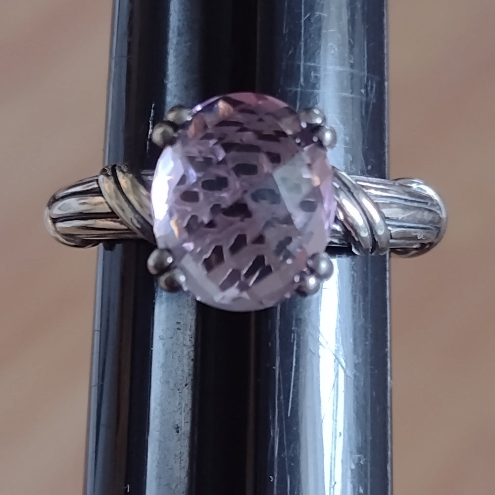 Peter Thomas Roth sterling silver fantasies Rose de France ring size 9