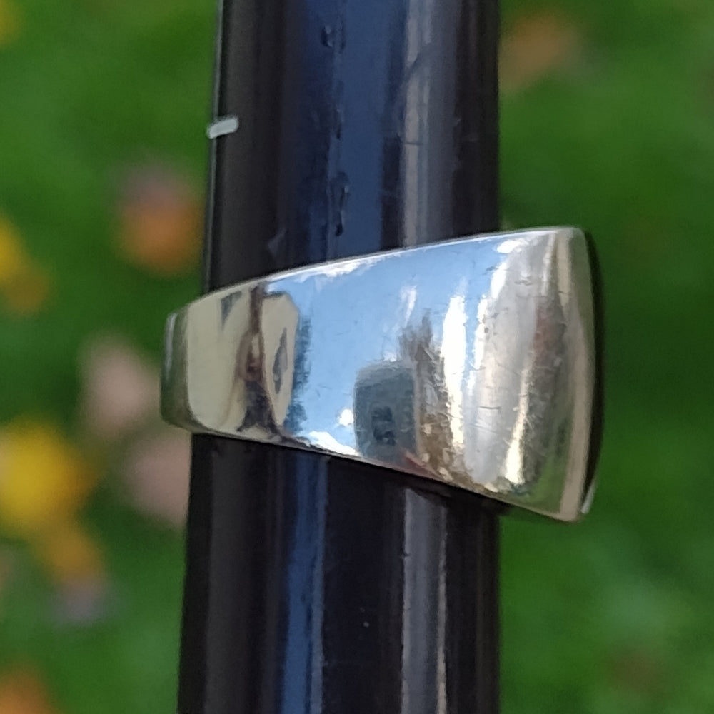 Sterling silver and onyx ring size 6 wedding engagement biker jewelry