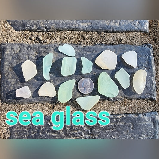 Genuine Lake Erie Sea Beach Glass rare big pieces collecting jewelry or crafts