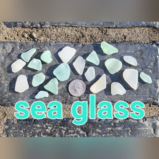 Genuin Lake Erie Beach sea glass rare large pieces for jewelry or crafts