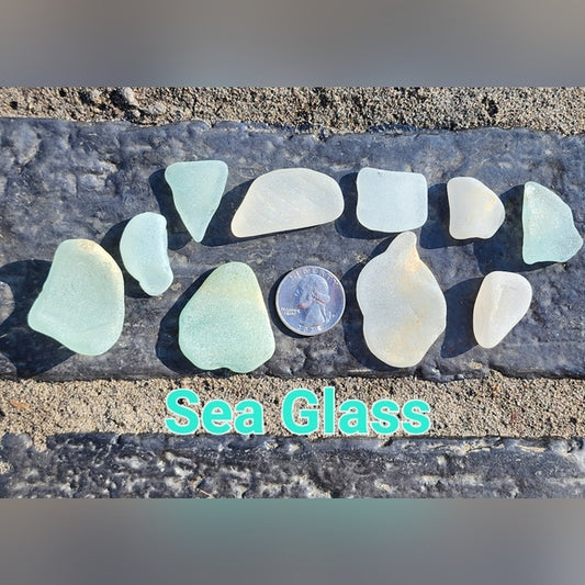 Lot of genuine Lake Erie Sea Glass Beach Glass nice big pieces Jewelry craft