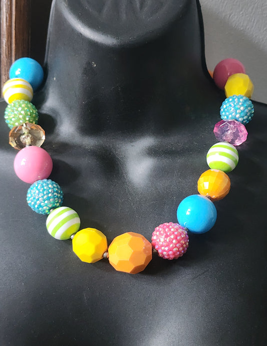 Unicorn bubble gum beads beads fun necklace