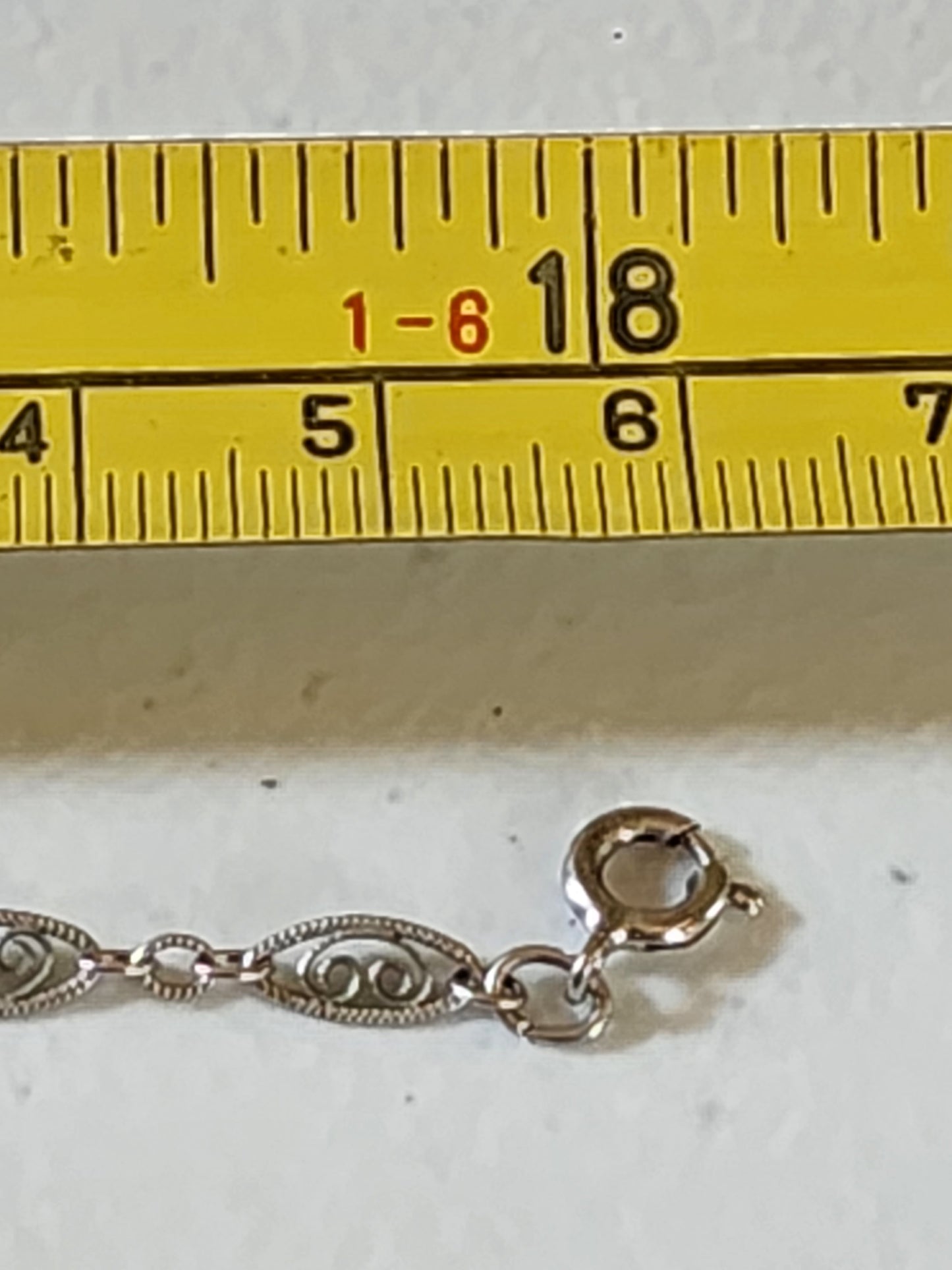 Sterling's silver filagree necklace