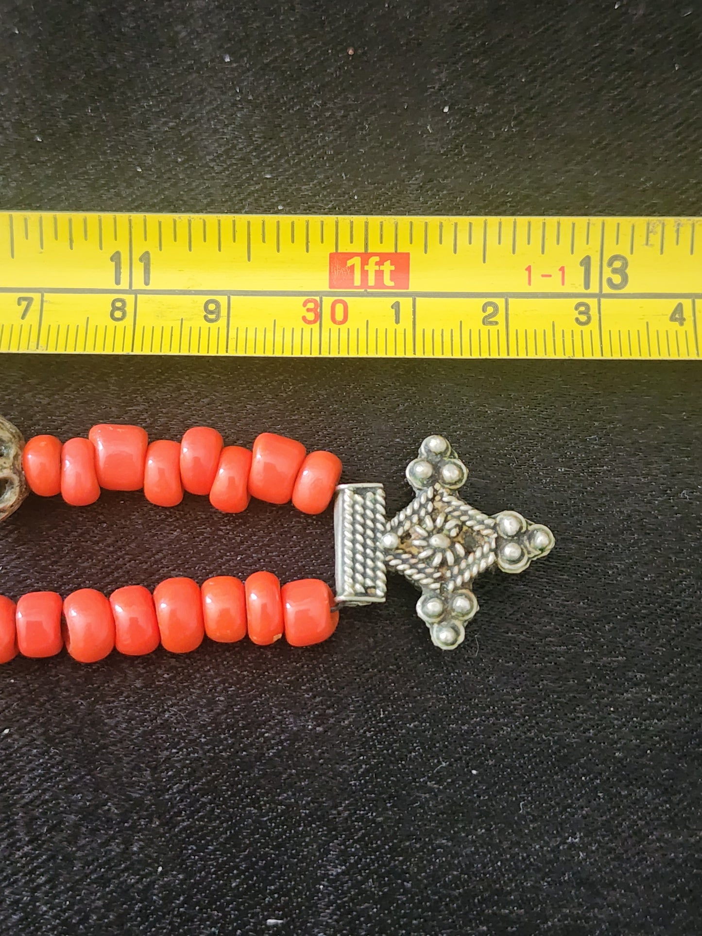 Moroccan red coral Boghdad Necklace unique jewelry