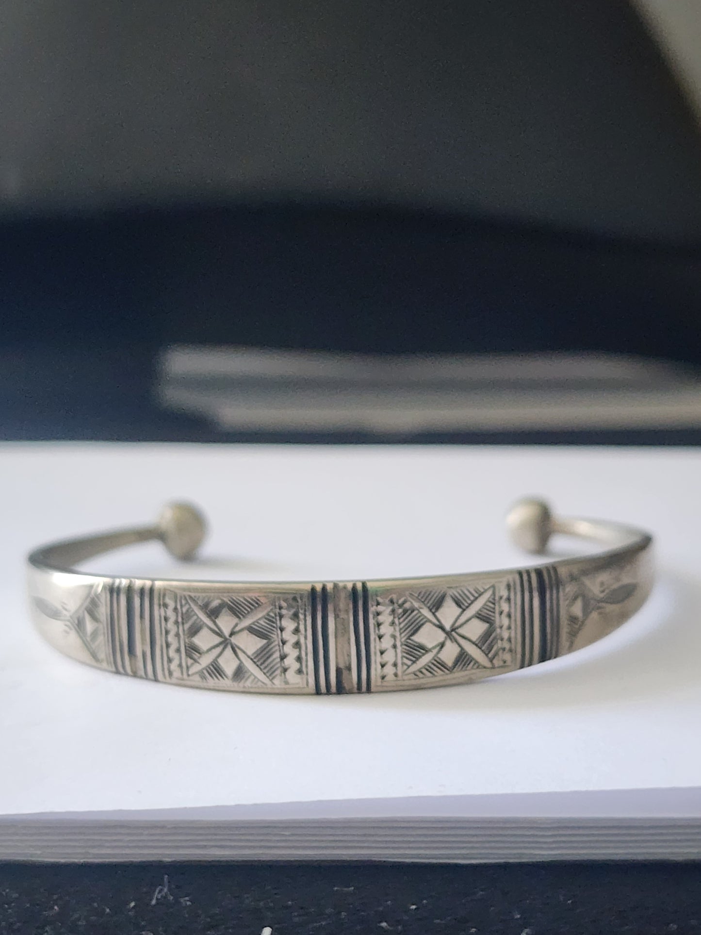 Tribal Tuareg Bracelet Cuff Geometric designs