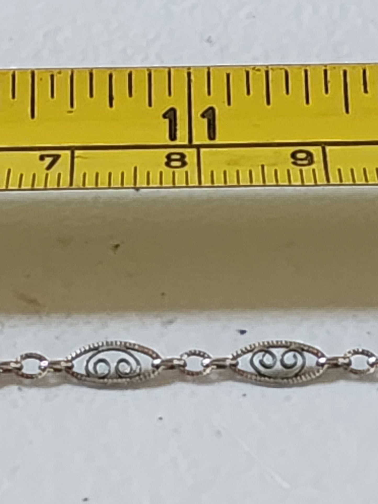 Sterling's silver filagree necklace